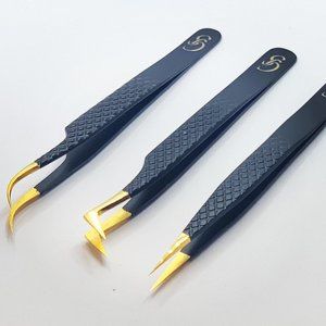 Eyelash Tweezers Set of 03